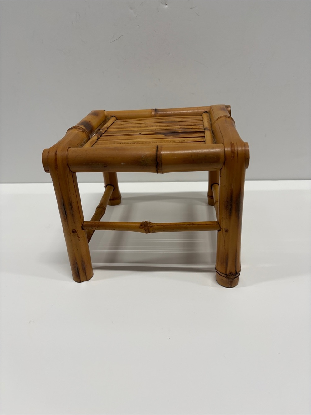 Mini Bamboo Stand Natural Bamboo Accent Stool